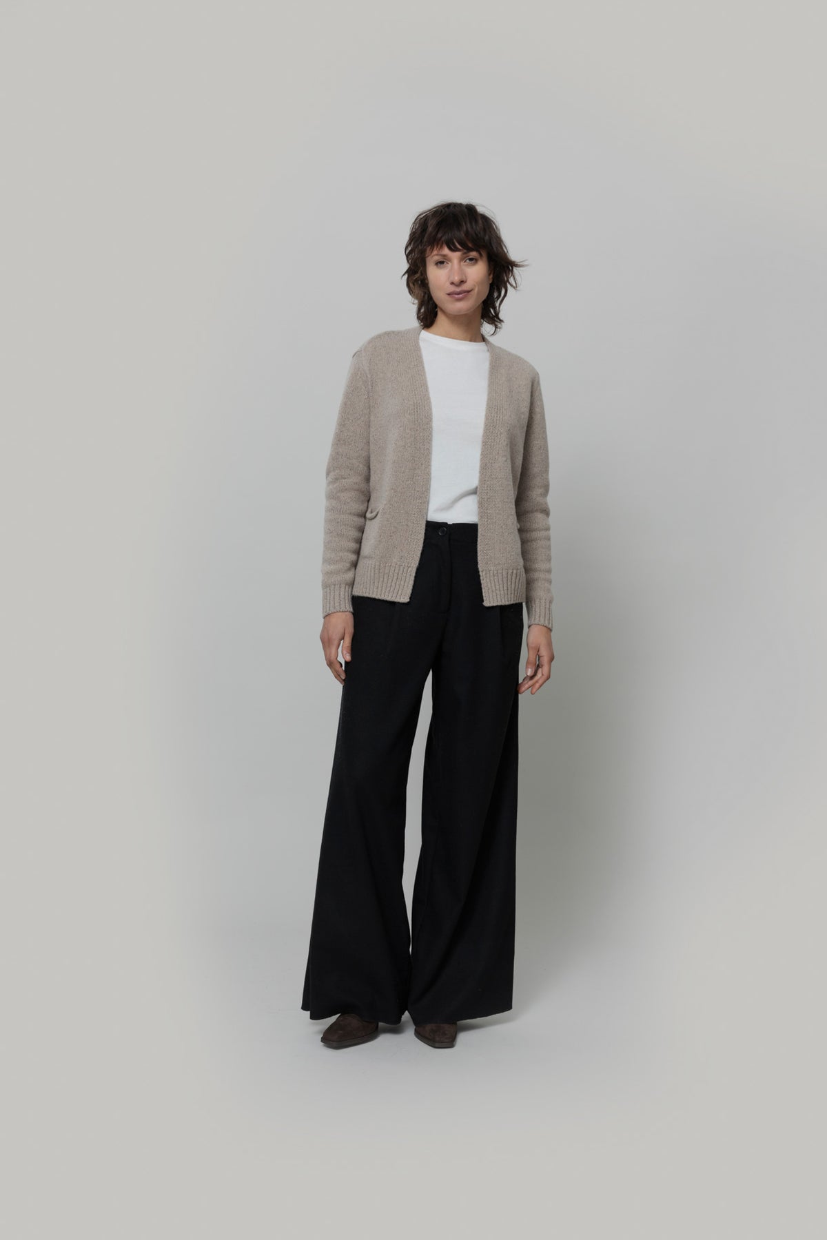 DENISE Cardigan Donna Cashmere Rigenerato
