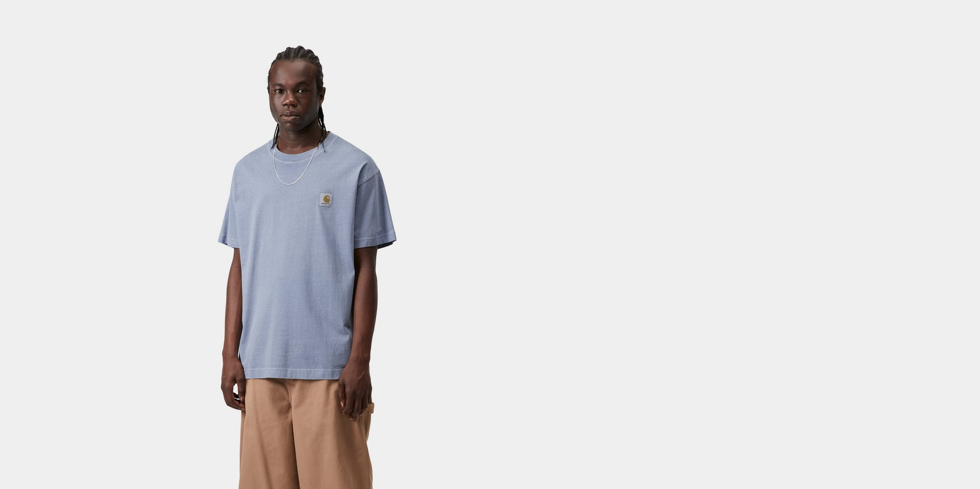 Gentle Blue, Garment dyed