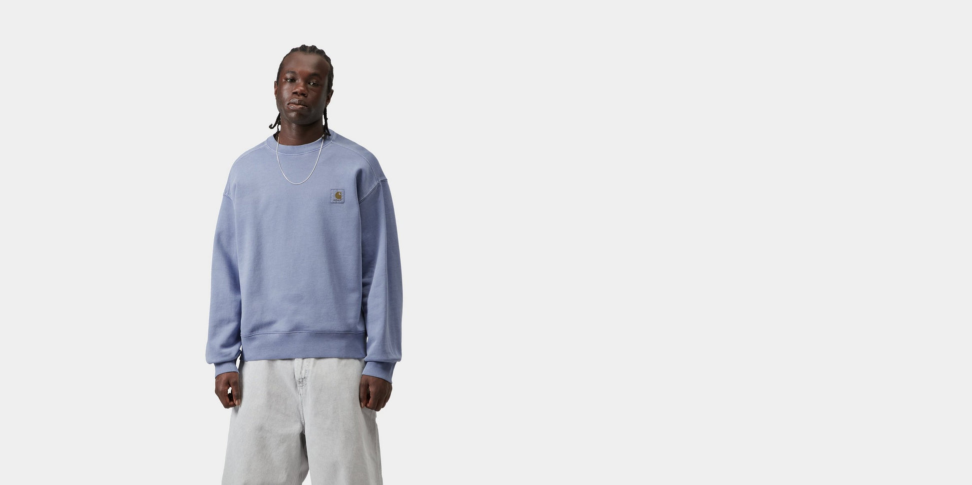 Gentle Blue, Garment dyed