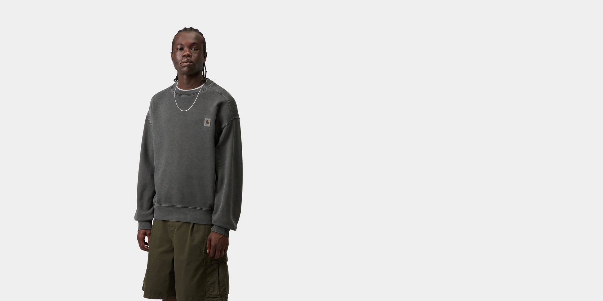Black, Garment dyed