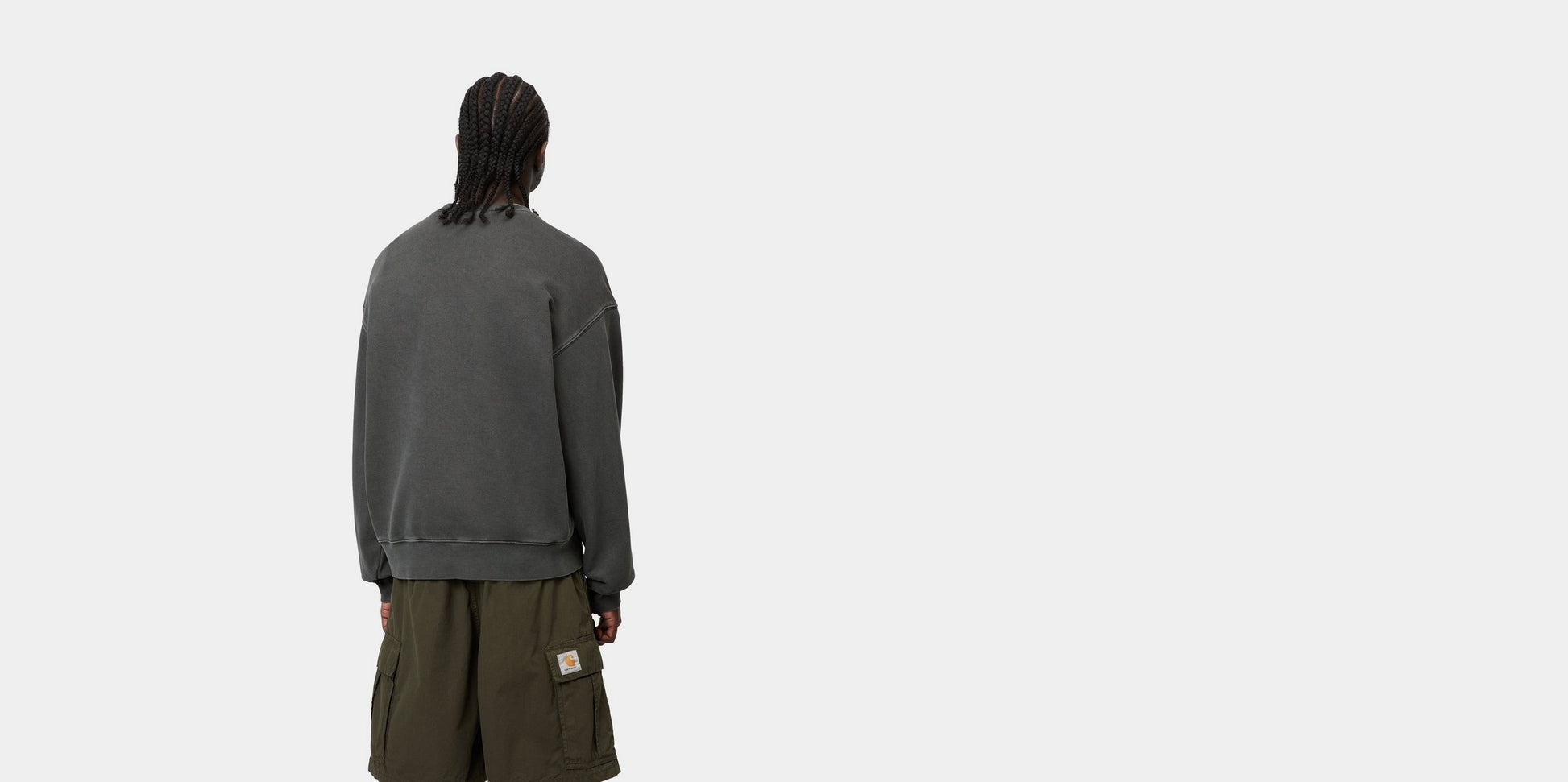Black, Garment dyed