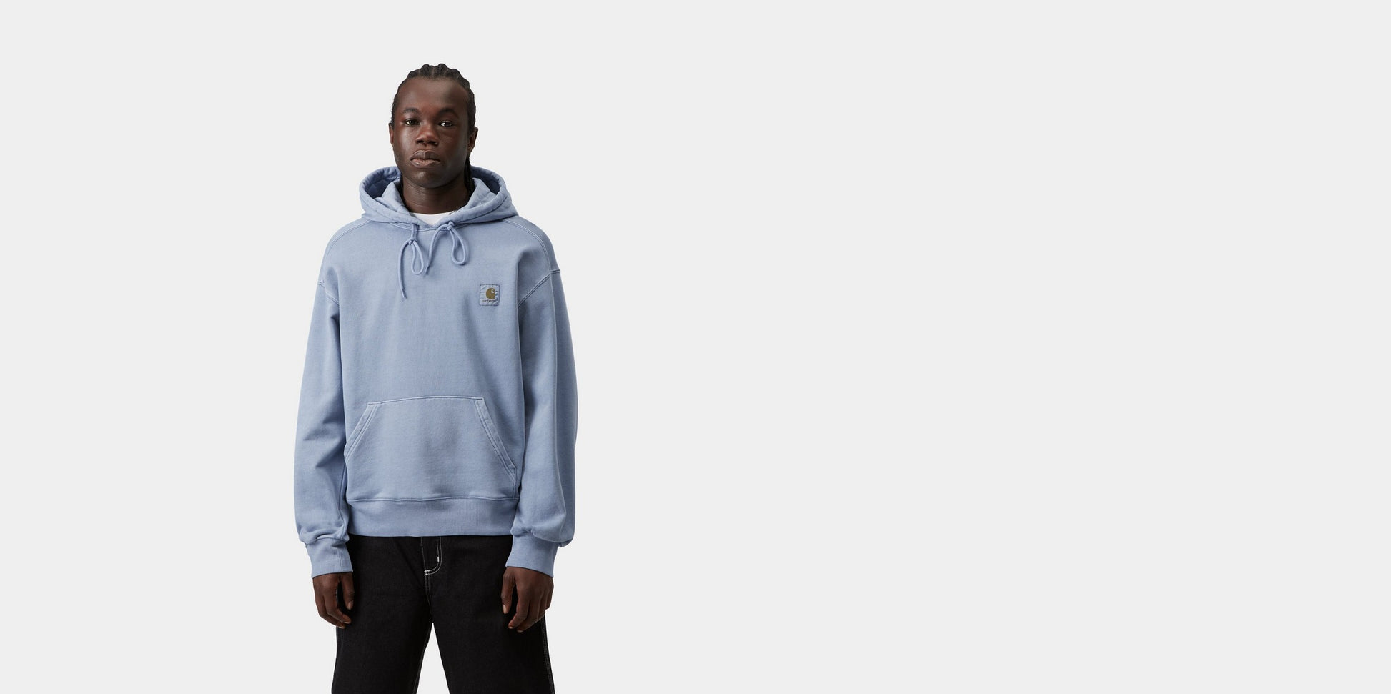 Gentle Blue, Garment dyed