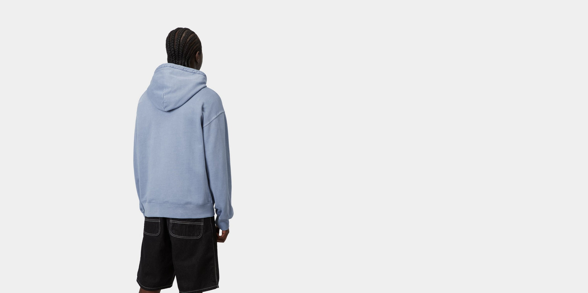 Gentle Blue, Garment dyed