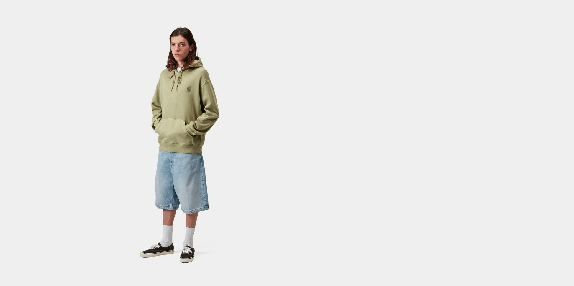 Gentle Green, Garment dyed