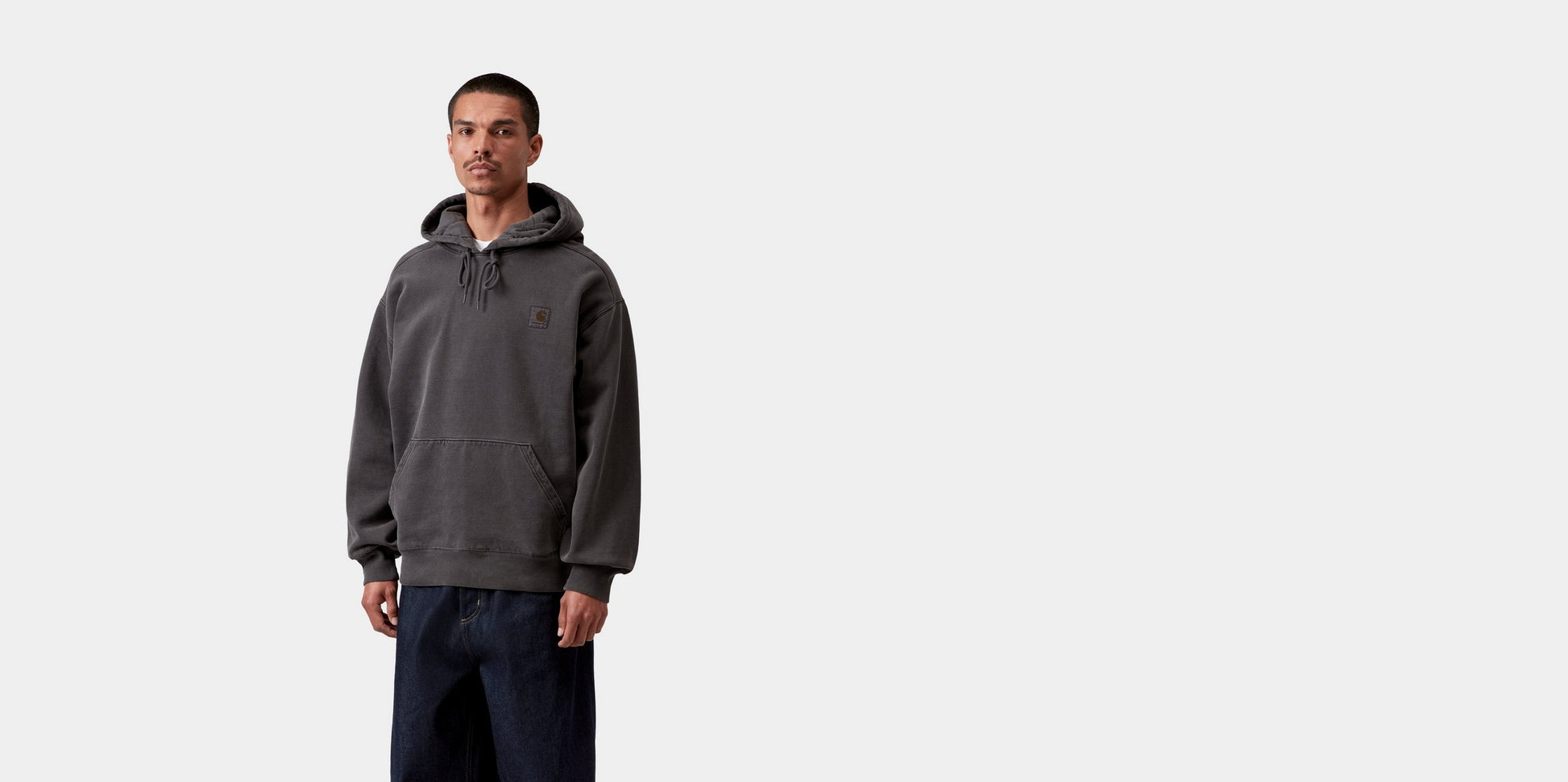 Black, Garment dyed
