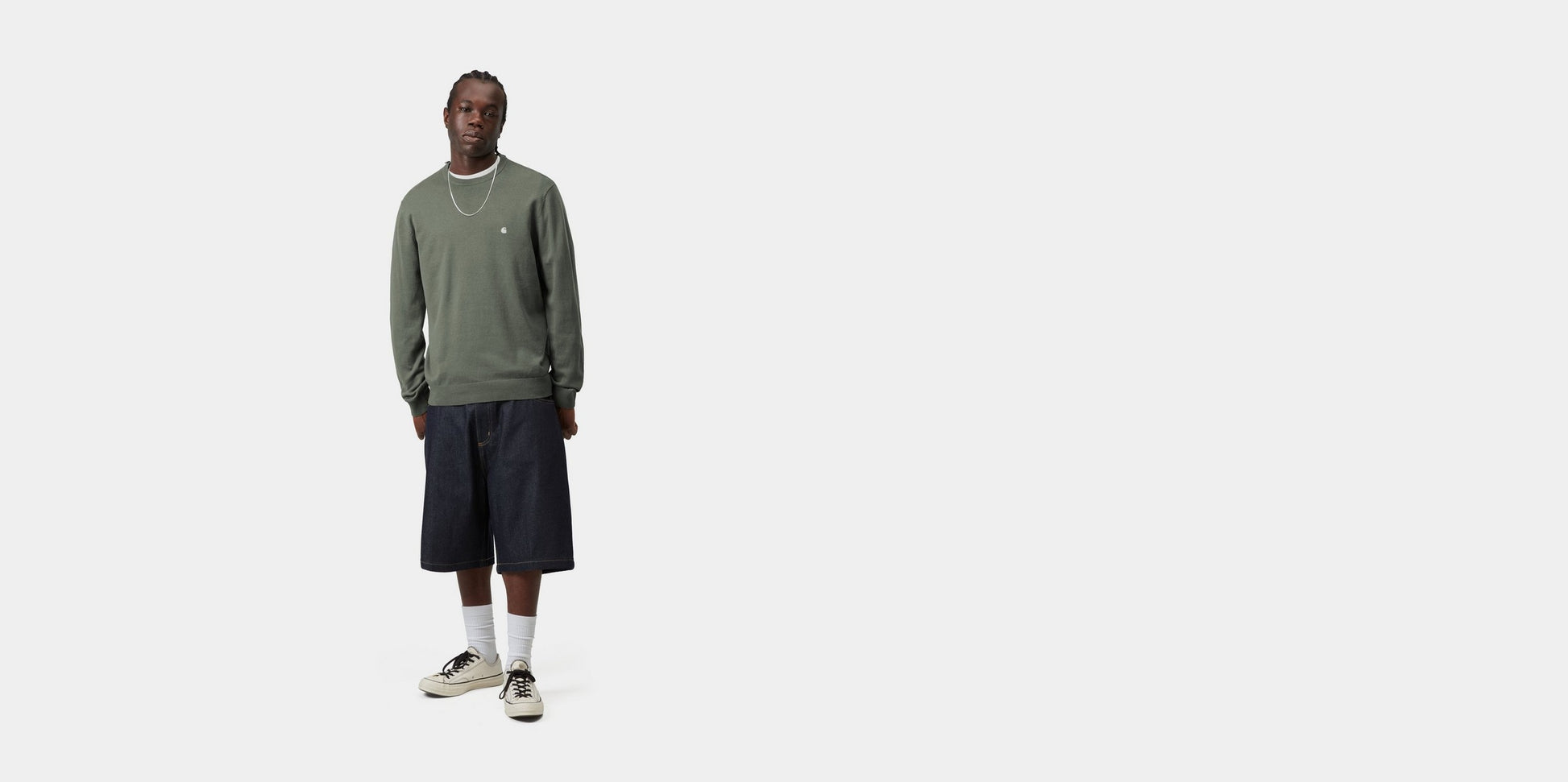 Velvet Green / White