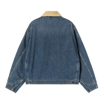 Blue / Dusty H Brown dark used wash