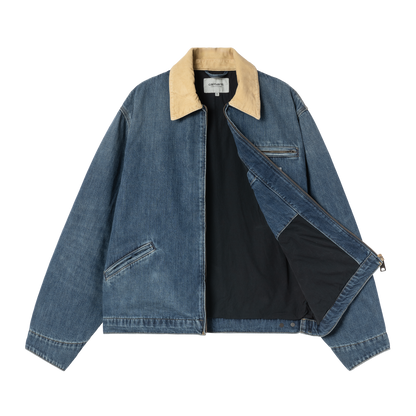 Blue / Dusty H Brown dark used wash