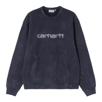 Dark Navy, Destroy wash, splatter