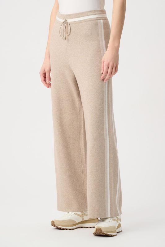 264613 Pantaloni a gamba larga in maglia a righe