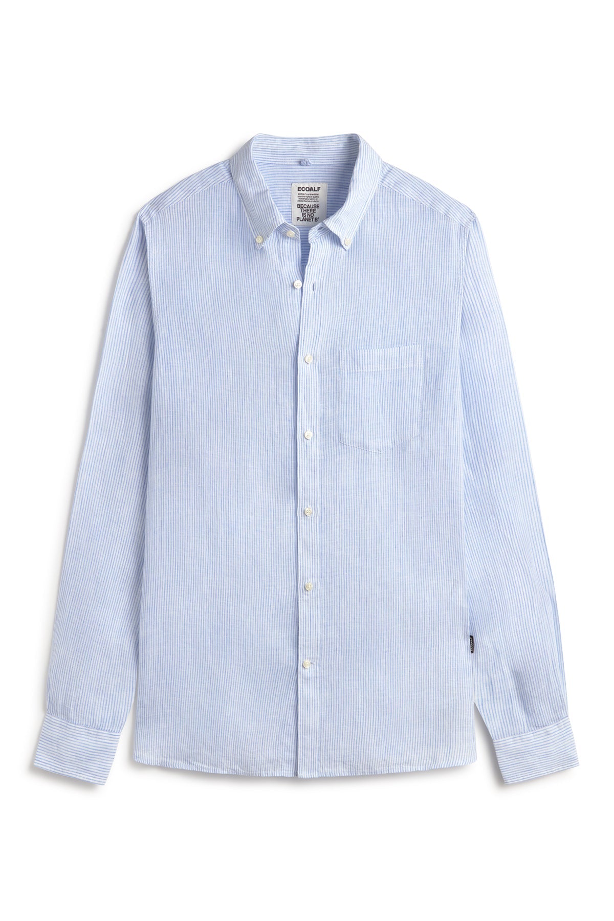 WHITE SKY BLUE STRIPES 836