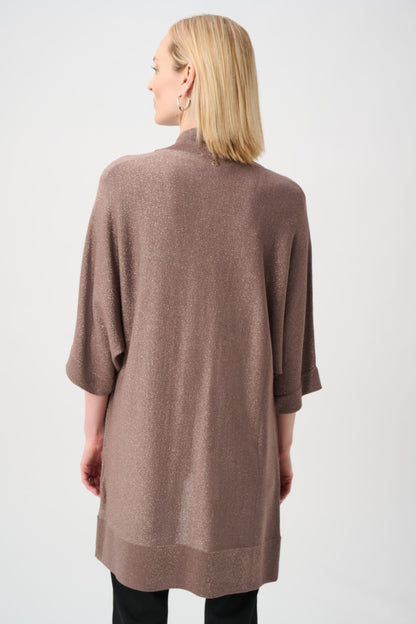 254937F26 Soprabito in maglia con dettagli termoadesivi
