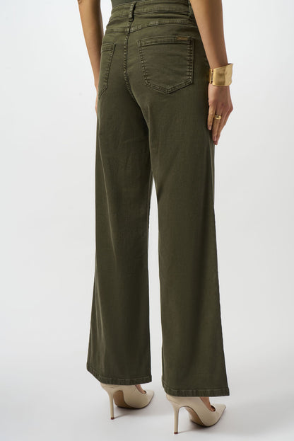 253950 Goldie | Classic Stretch Wide-Leg Denim Jeans