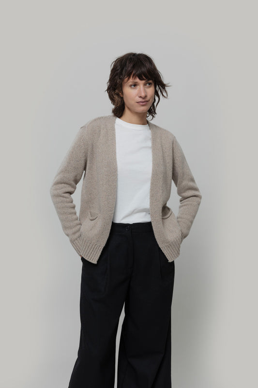 DENISE Cardigan Donna Cashmere Rigenerato