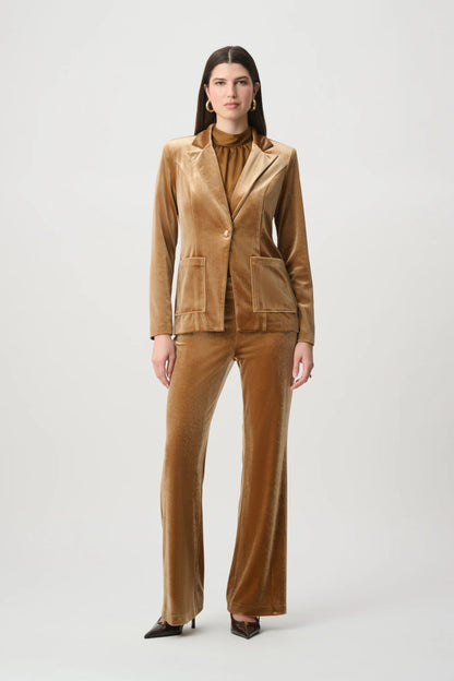 264225 Velluto su misura Aderente Blazer