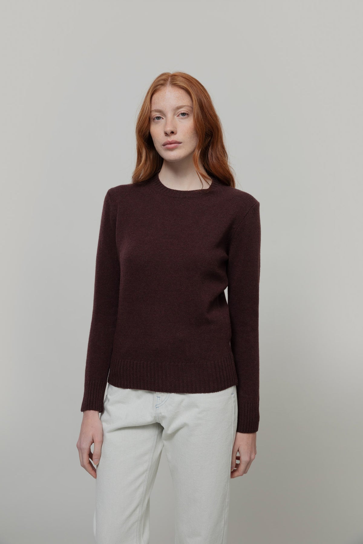 LAURA Maglia Girocollo Donna Lana Rigenerata