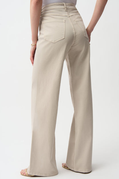 253950 Goldie | Classic Stretch Wide-Leg Denim Jeans