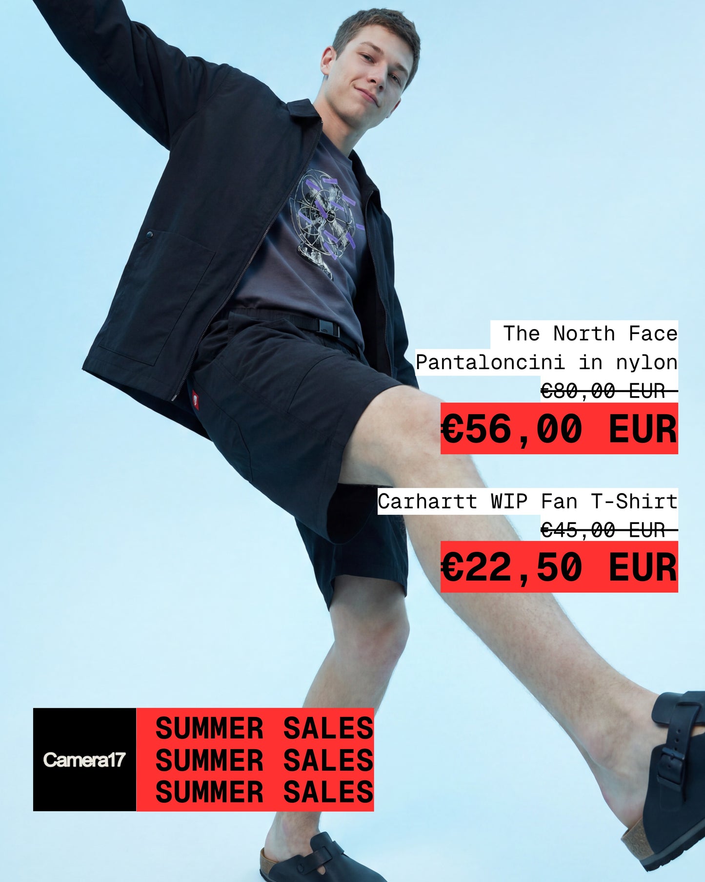 Shorts leggeri, sconto pesante