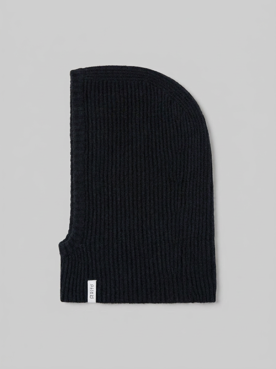 MARIKA Balaclava Cashmere Rigenerato Unisex - Nero Ardesia - packshot