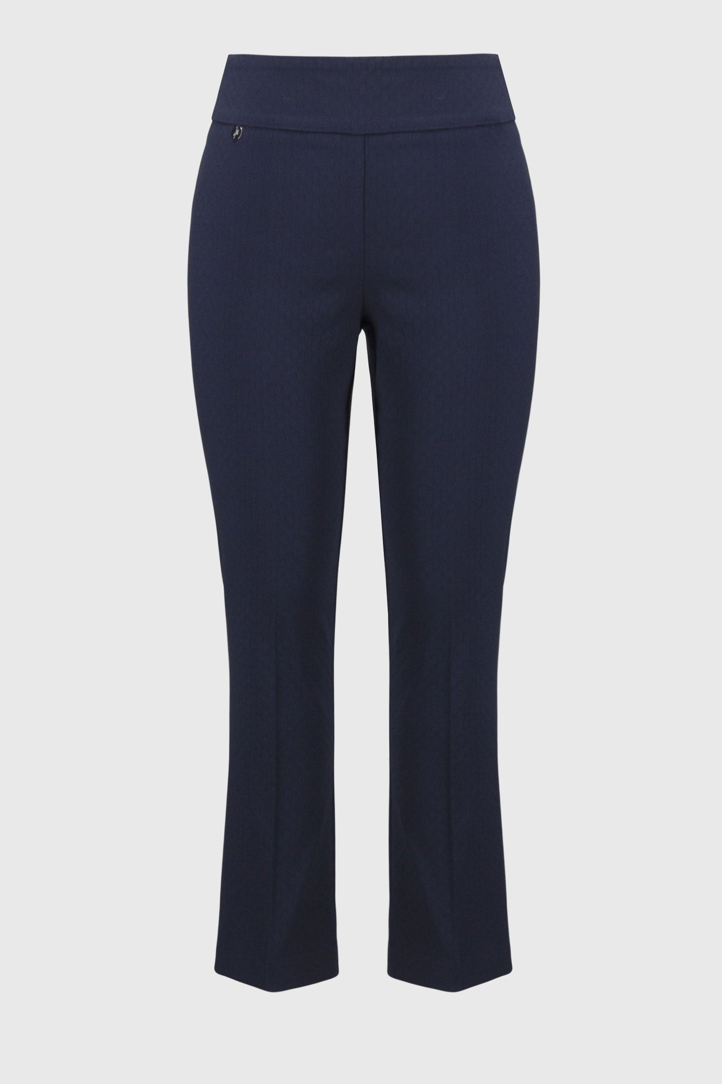 251256 Pantaloni pull-on corti in jacquard testurizzato