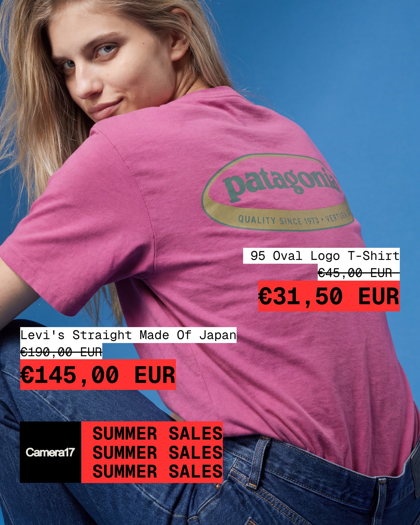 Patagonia sul retro, denim scontato