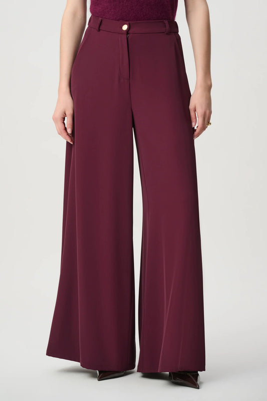 264218 Pantaloni a vita alta e gamba larga