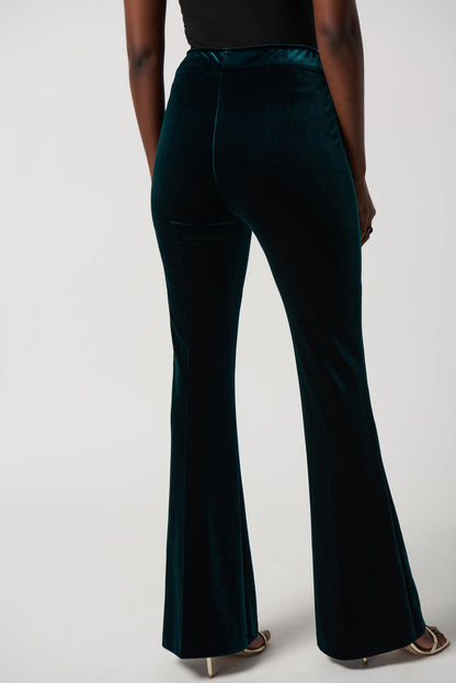 234289 Pull-on flared velvet pants