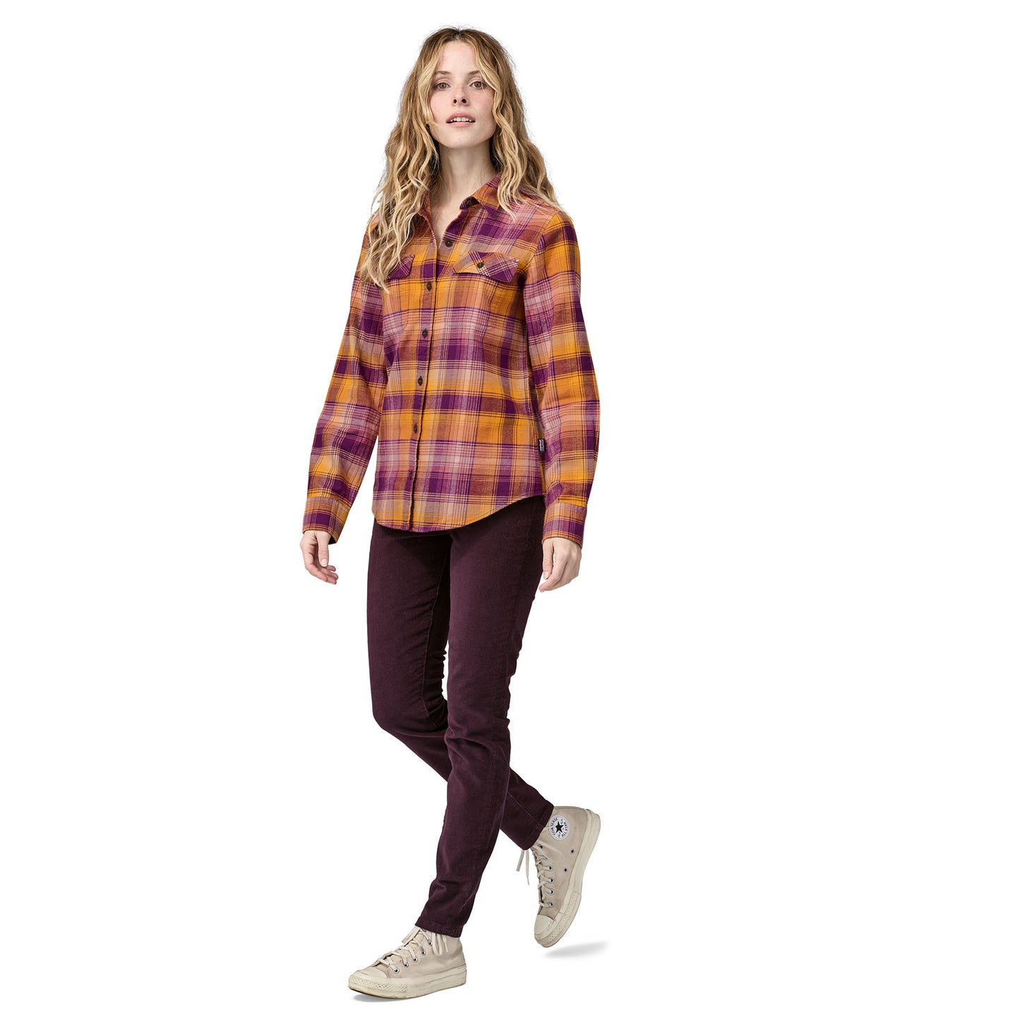 W's L/S Organic Cotton MW Fjord Flannel Shirt