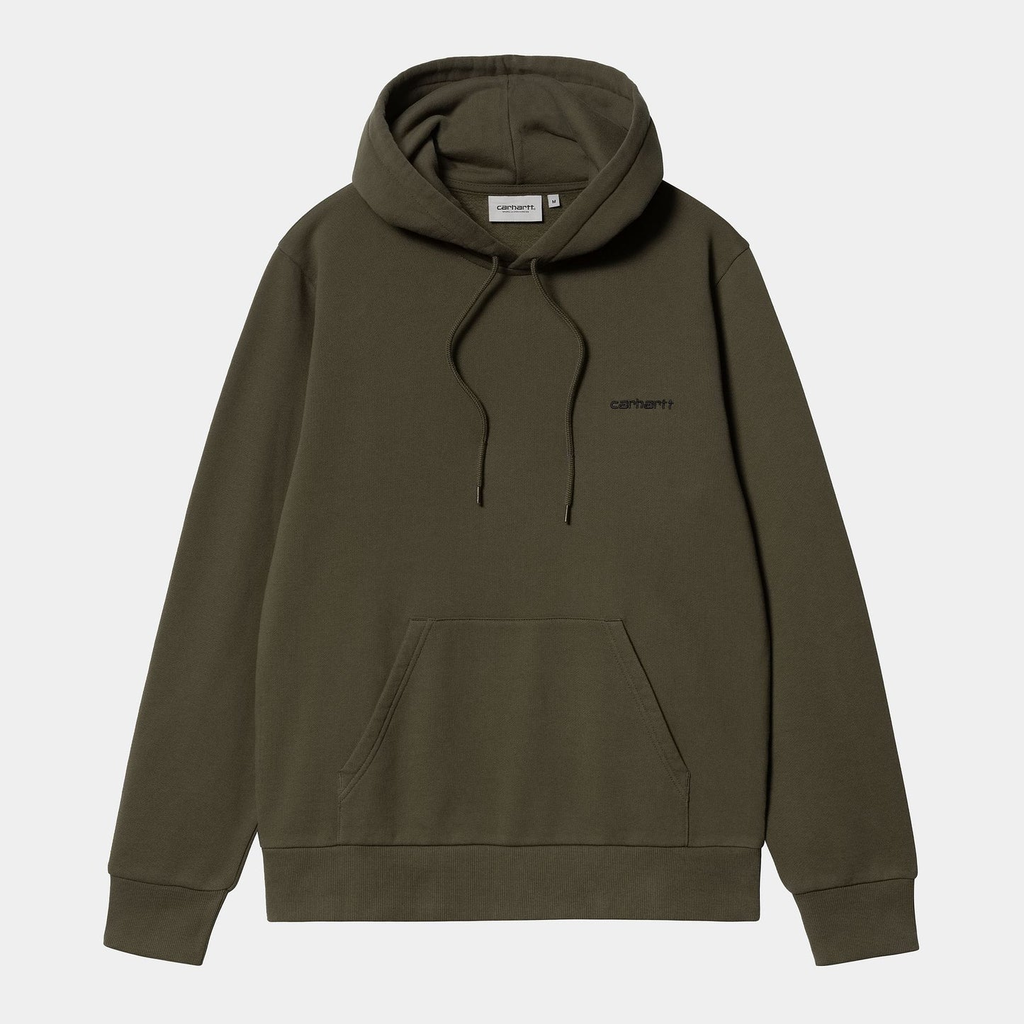 Hooded Script Embroidery Sweat